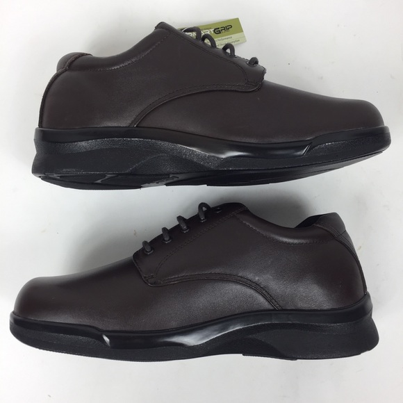 Apex 10.5 Brown Shoes Orthopedic Shock Absorbing - Picture 8 of 14